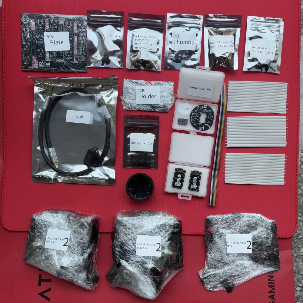 Wireless Keyboard Mini - Charybdis Split Keyboard PCB Material Custom