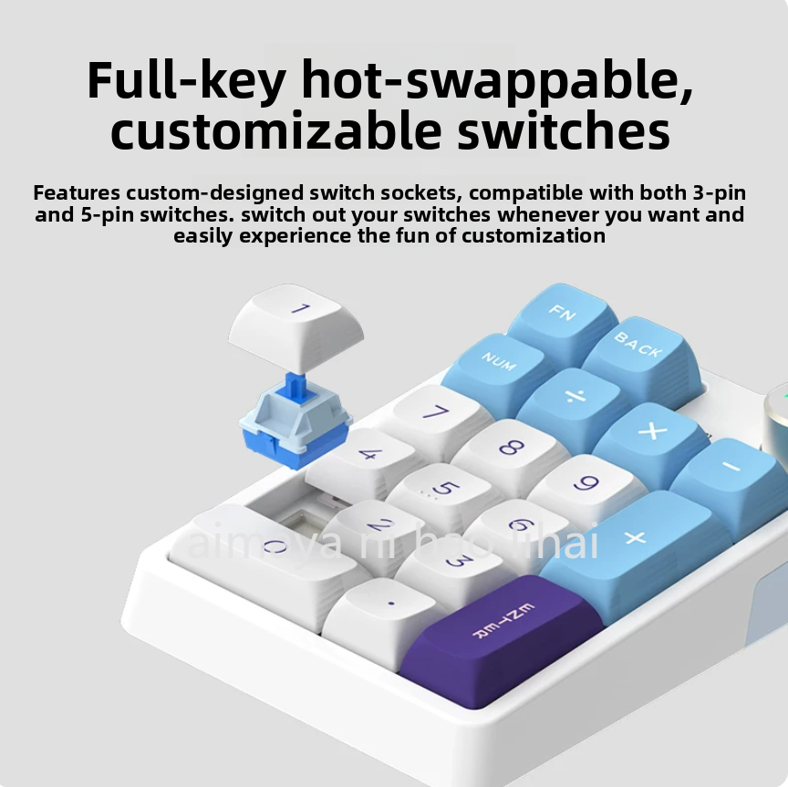 Kzzi K20 Mini Keypad Three Mod - огляд і ціна Wireless Keyboard Mini