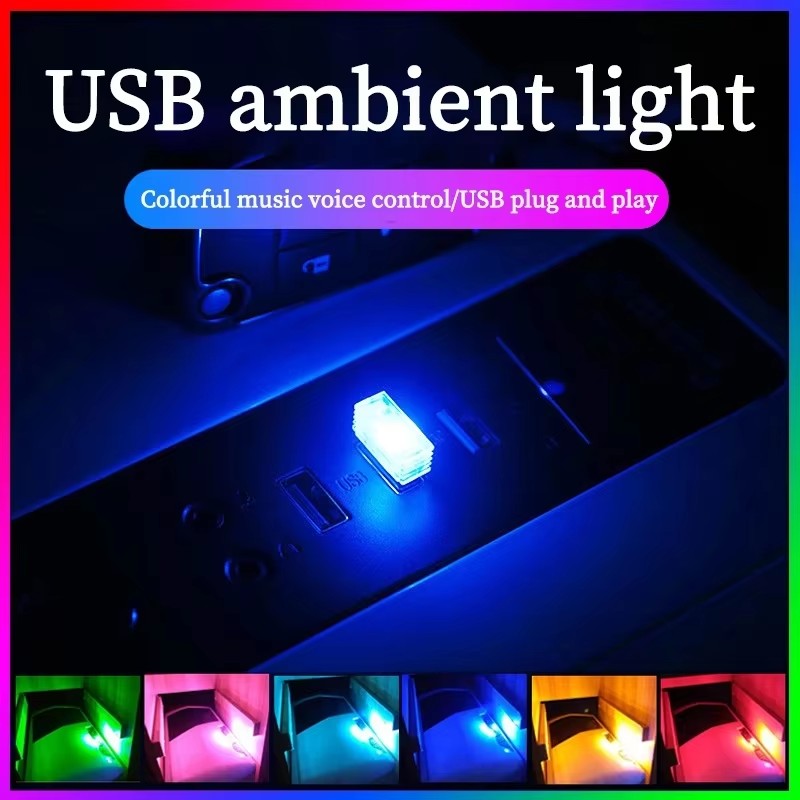 1/4pc Mini USB LED Car Light A - огляд і ціна Electronics Gadgets For Car