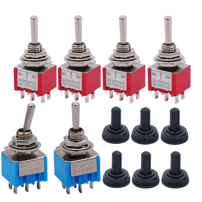 2Pcs ON OFF ON Switches Miniat - огляд і ціна Electronics Gadgets Sale