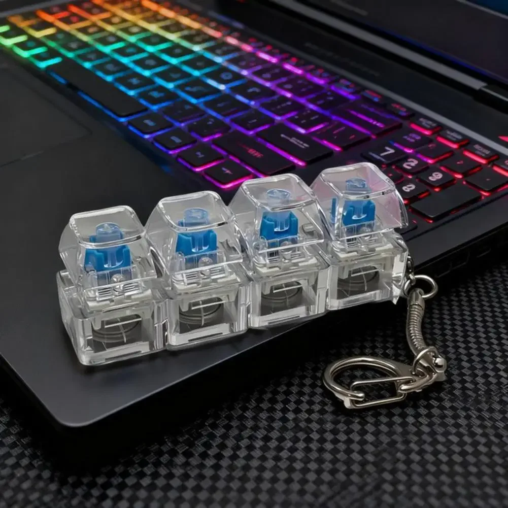 LED Keyboard Keychain Fidget T - огляд і ціна Electronics Gadgets For Kids