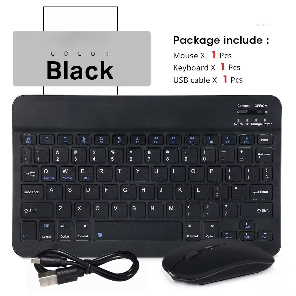 Hebrew Bluetooth Keyboard 10in - огляд і ціна Wireless Keyboard Mini