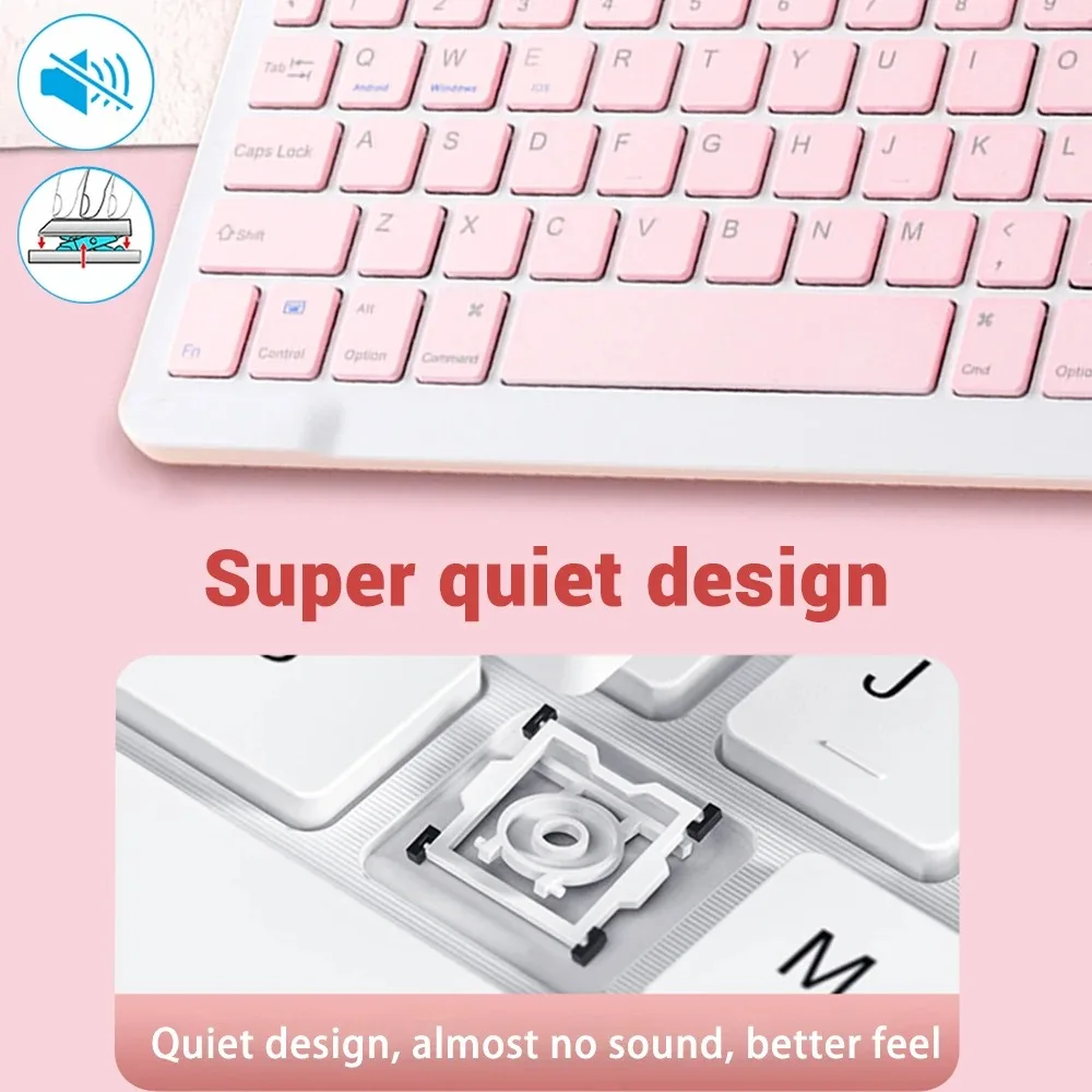 Hebrew Bluetooth Keyboard 10in - огляд і ціна Wireless Keyboard Mini