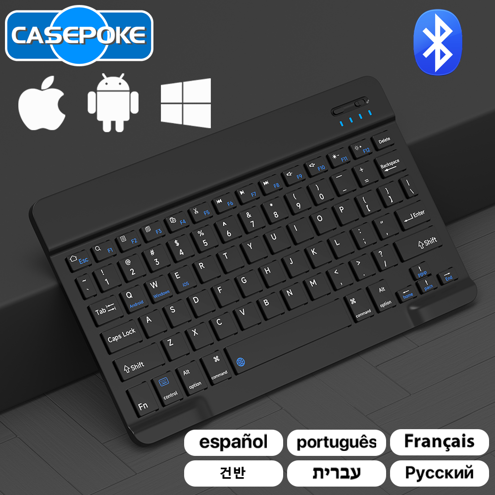 CASEPOKE For iPad Xiaomi Samsu - огляд і ціна Wireless Keyboard Mini